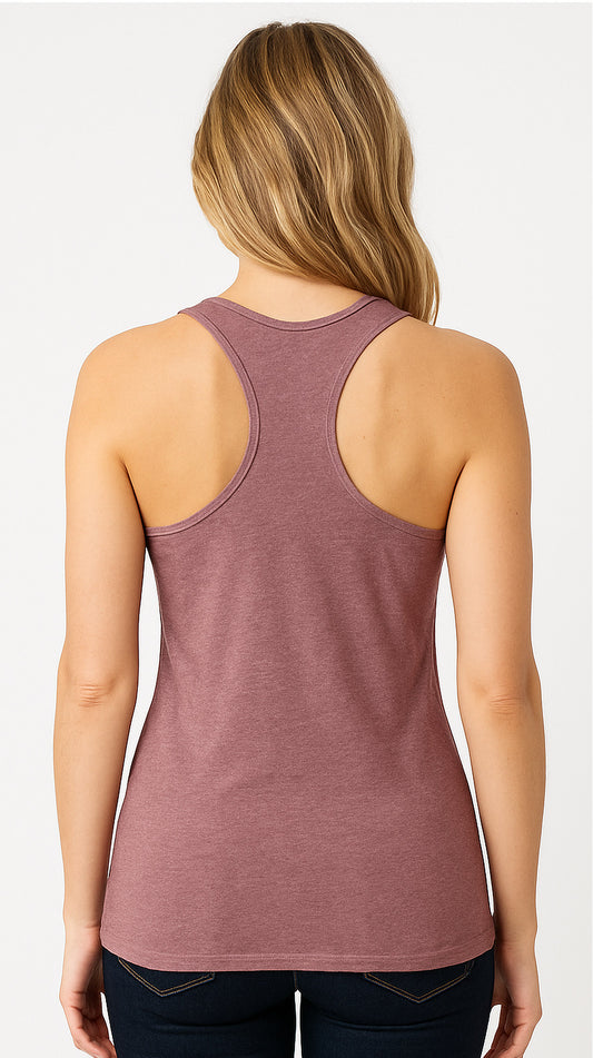 Honey Badger Is My Spirit Animal - Trebled Racerback Tank - Womens