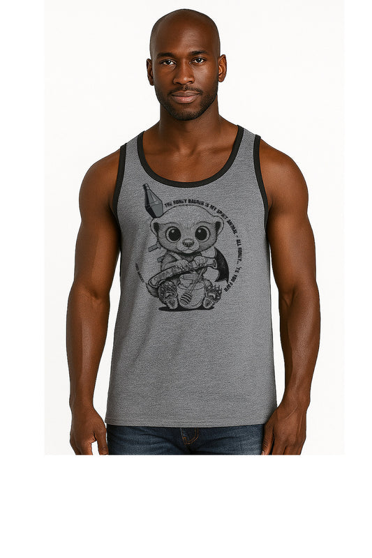 Honey Badger Is My Spirit Animal Tank - Mens